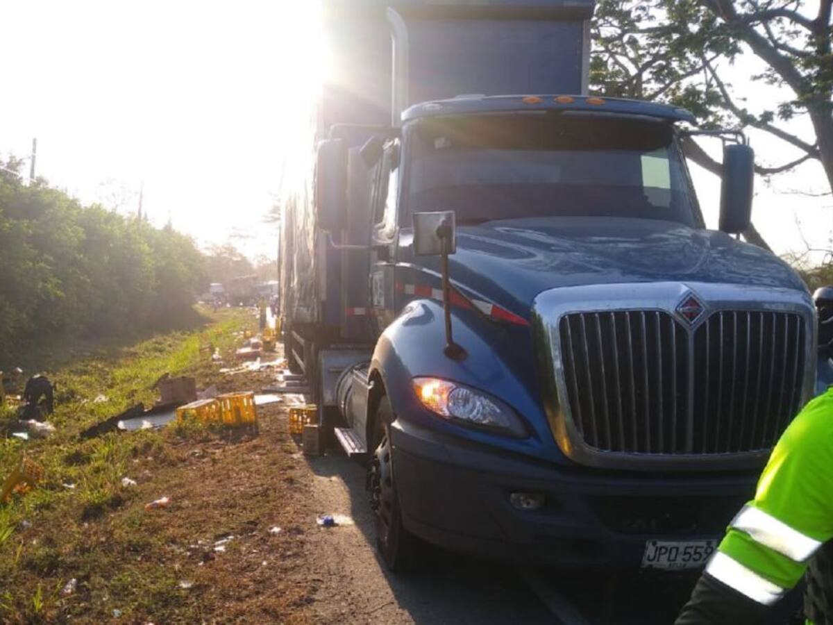 Accidente en Santa Catalina- Bolívar no dejó víctimas fatales