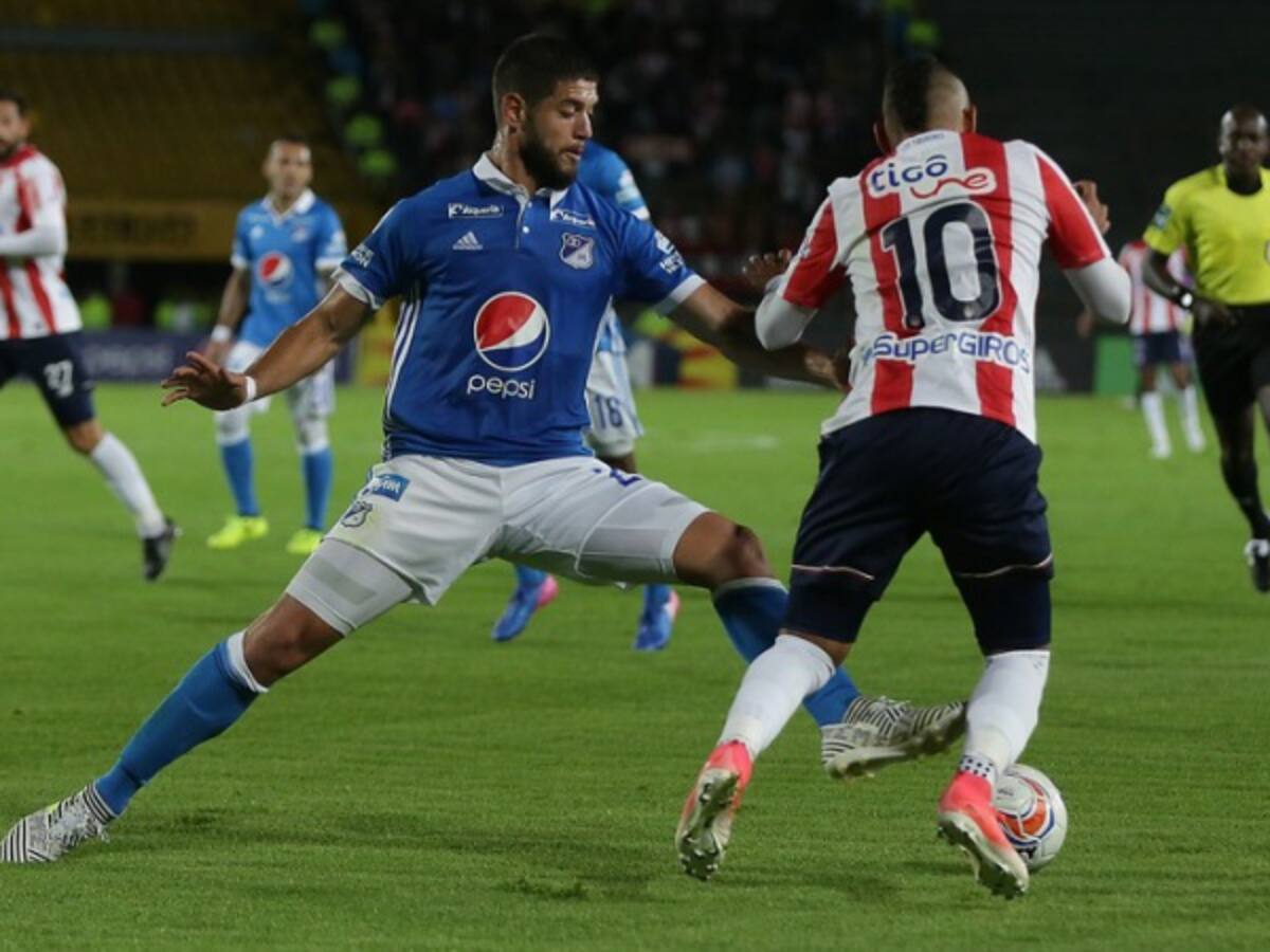 Millonarios visita al Junior urgido de volver a sumar en Barranquilla