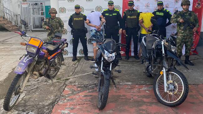 Cuatro personas fueron capturadas en el sur del Tolima