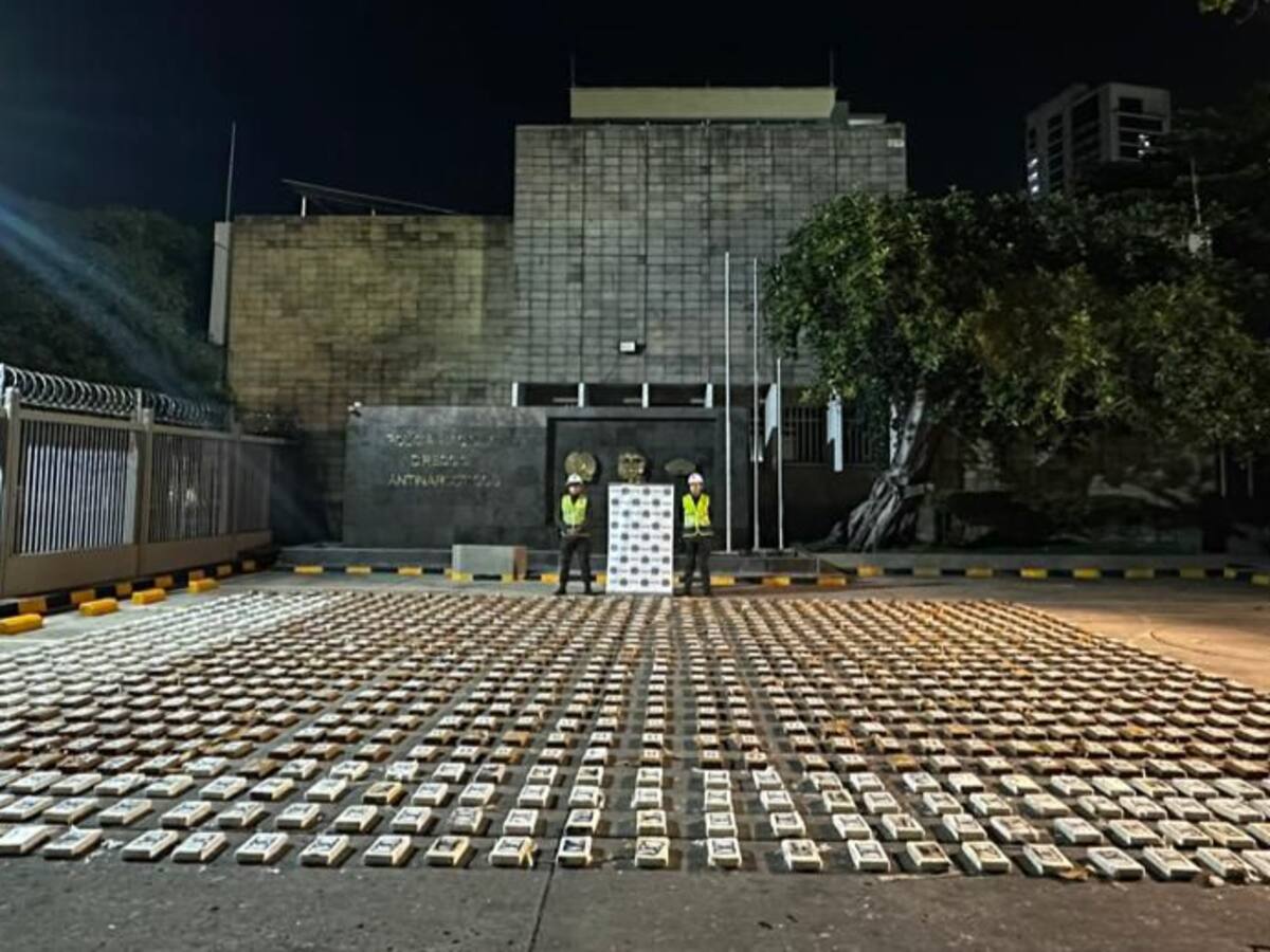 Policía Antinarcóticos incautó más de una tonelada de cocaína en Cartagena