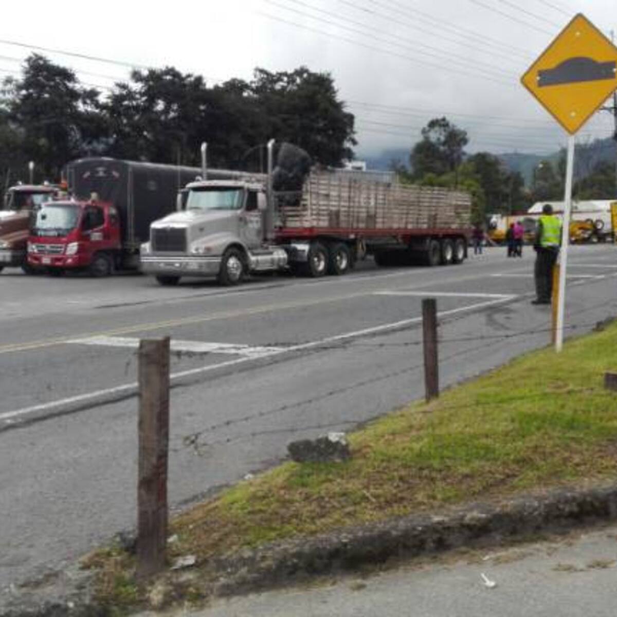 Industriales de Caldas grandes afectados con el paro camionero