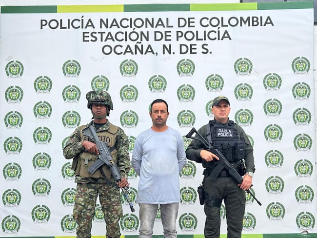A la cárcel hombre que extorsionaba a nombre del Clan del Golfo / Foto Policía Nacional