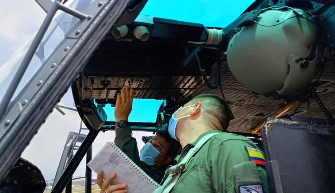 Pilotos de Guatemala reciben formación de sus homólogos colombianos