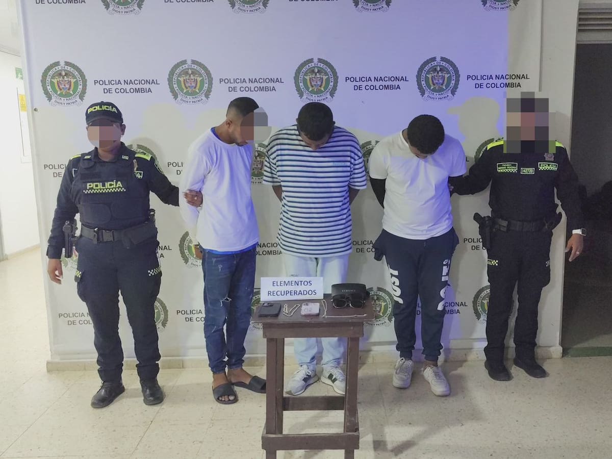 Cayeron tres presuntos delincuentes tras hurtar prendas de oro y accesorios a turistas en Cartagena