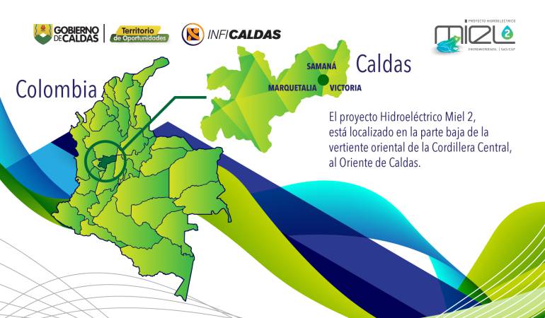 Proyecto hidroeléctrico Miel II en Caldas