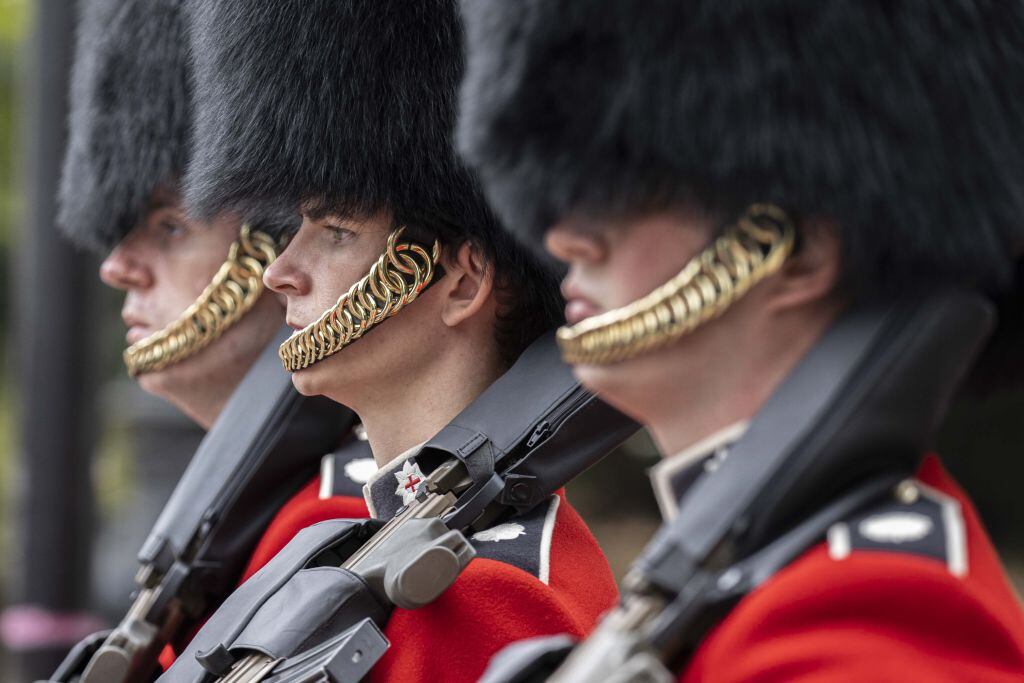 Guardias reales de Reino Unido (Getty Images)
