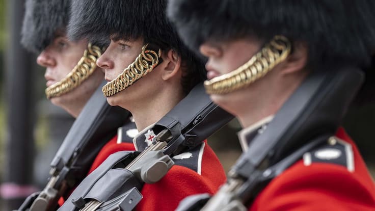 Guardias reales de Reino Unido (Getty Images)
