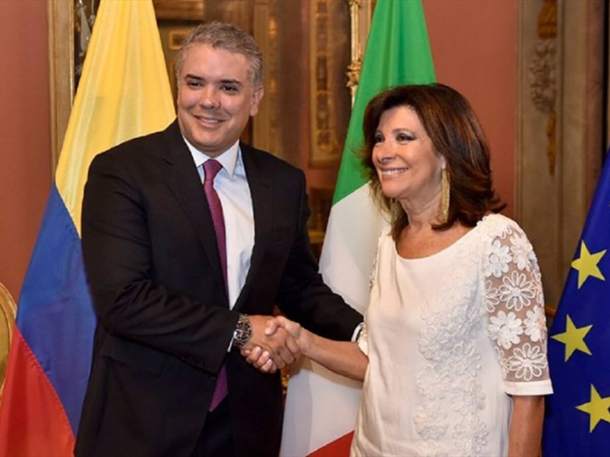 Hoy Italia y Colombia son grandes socios: presidenta del Senado italiano