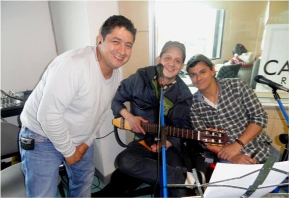 Los Chisgueros de La Buseta: Oscar Delgado, Gigi Posada y Tuto Muñoz