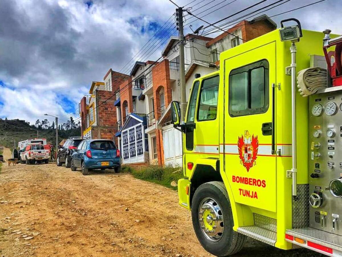 Dos adultos trasladados con quemaduras al hospital San Rafael de Tunja