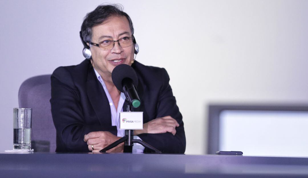 Gustavo Petro, candidato presidencial que ganó en la consulta por el Pacto Histórico