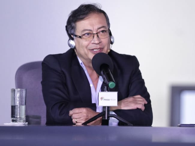 Gustavo Petro, candidato presidencial que ganó en la consulta por el Pacto Histórico