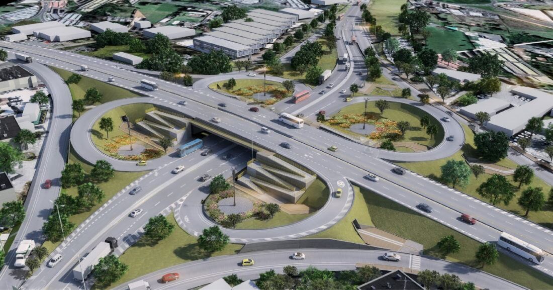 Intercambio Vial José María Córdova.