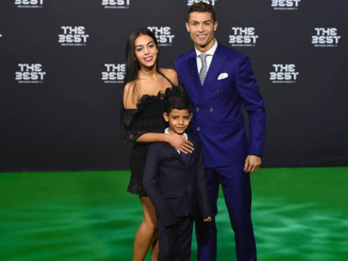 Georgina Rodríguez practica su papel de mamá con el hijo mayor de Cristiano Ronaldo