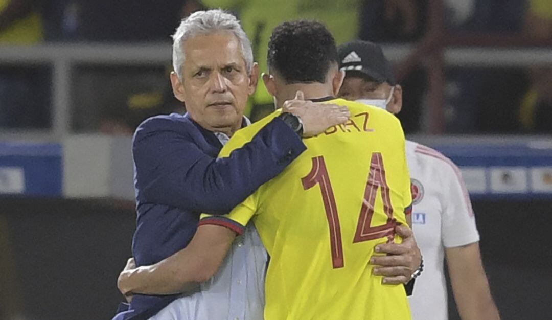 Reinaldo Rueda y Luis Díaz