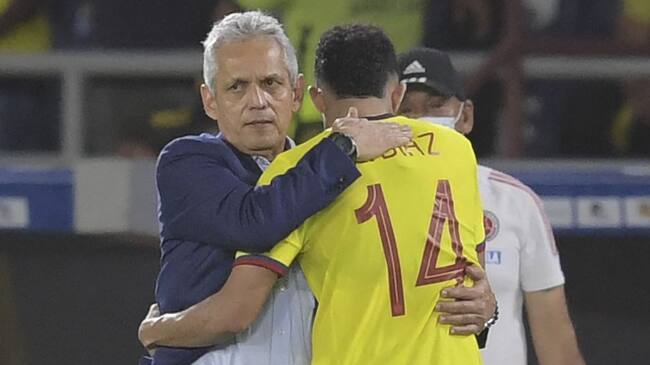 Reinaldo Rueda y Luis Díaz