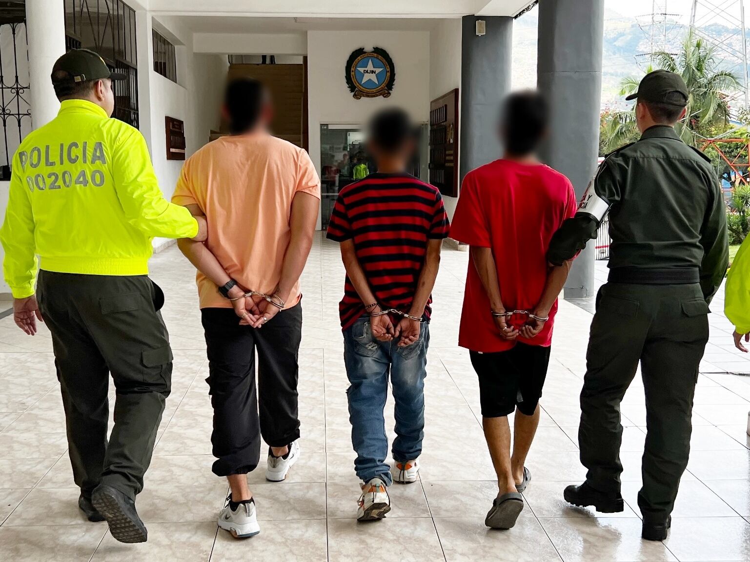 Capturados acusados de abuso sexual de menores- foto policía Antioquia