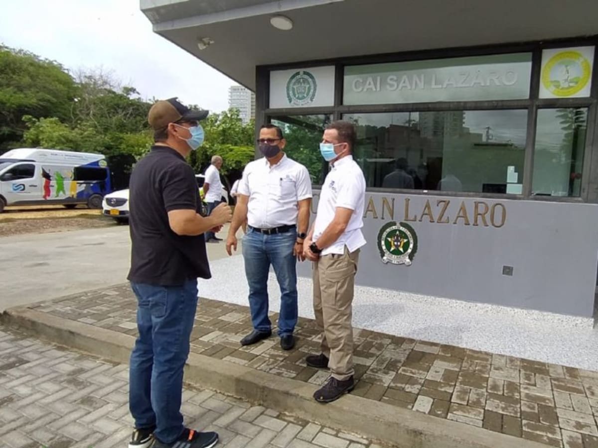 En Cartagena realizaron mantenimiento en tres CAI de policía