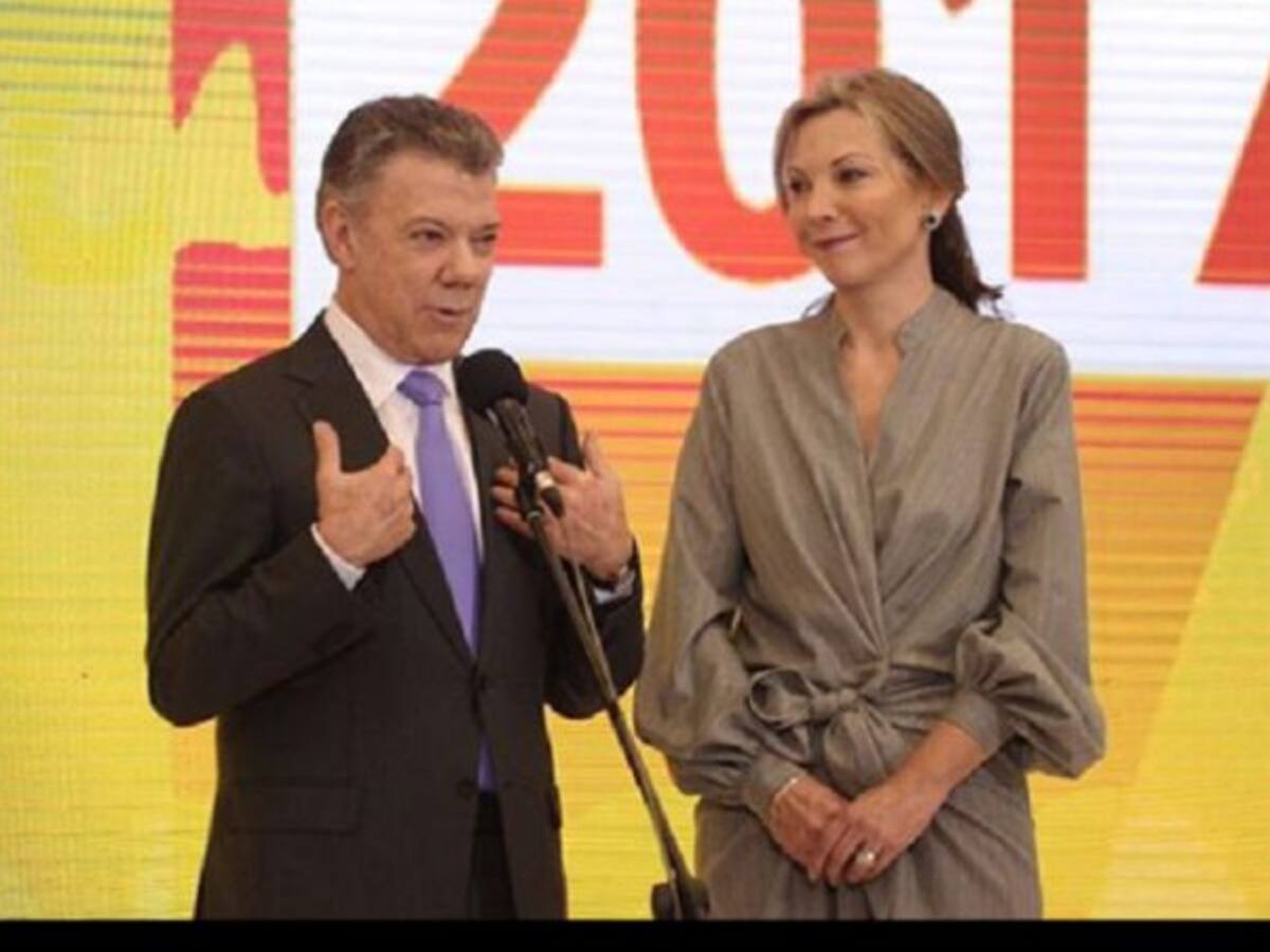 La tierna y amorosa foto de Juan Manuel Santos y su esposa