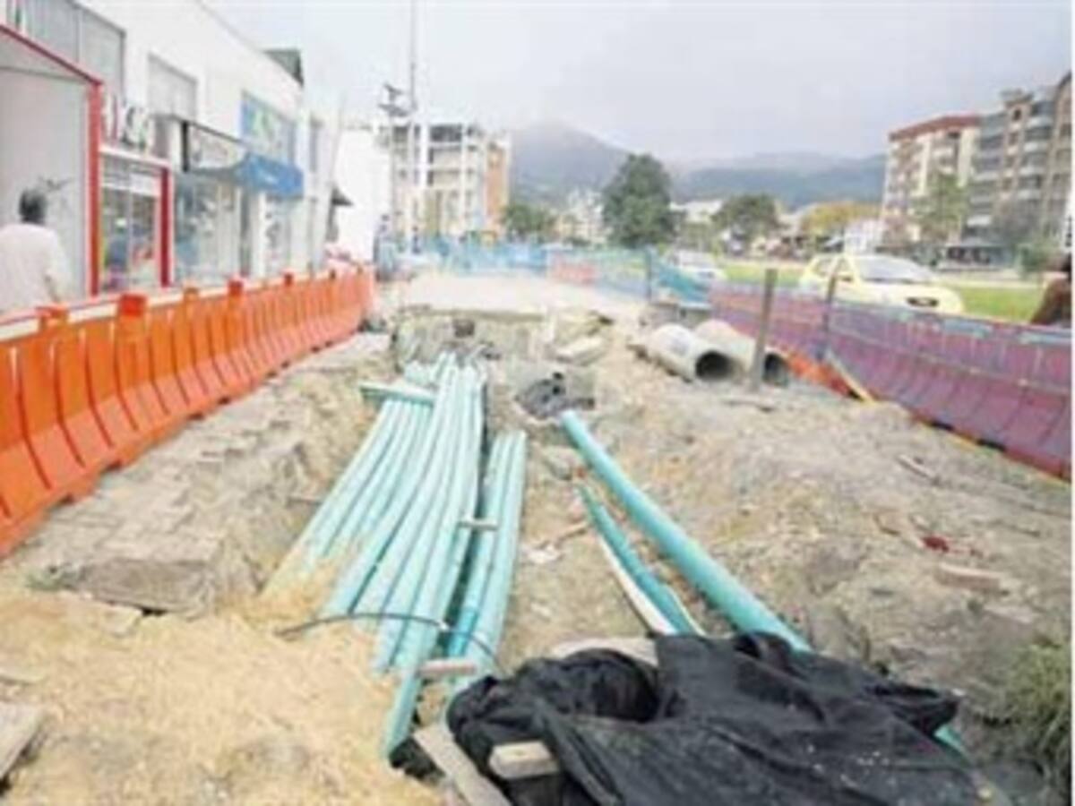 Otra vez se 'colgaron' las obras de la calle 116