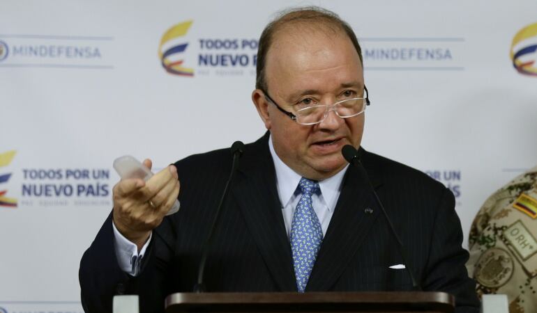 Luis Carlos Villegas, ministro de Defensa. 