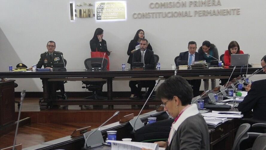 Comisión Primera del Senado - Imagen de referencia. Foto: Colprensa
