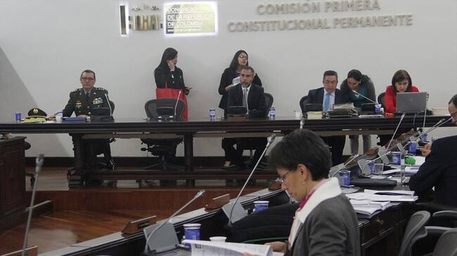 Comisión Primera del Senado - Imagen de referencia. Foto: Colprensa