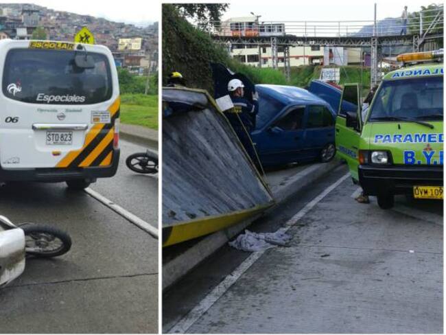 Mañana accidentada en Manizales