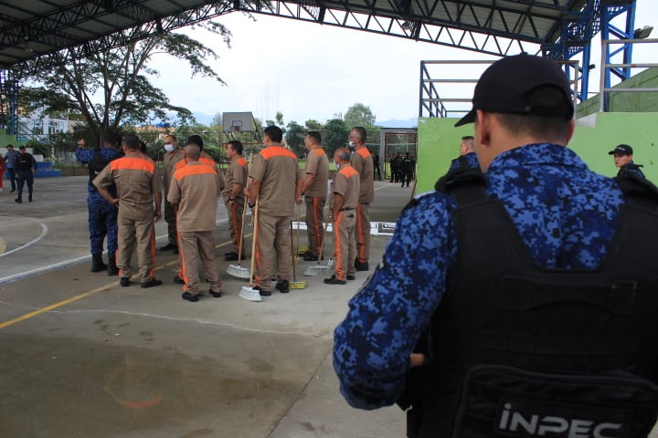 En Pitalito en el Huila, presos desarrollan obras......Foto: Alcaldía Pitalito