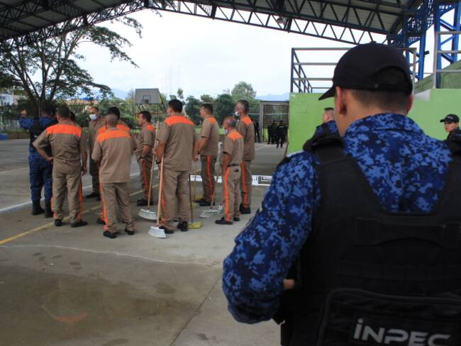 En Pitalito en el Huila, presos desarrollan obras......Foto: Alcaldía Pitalito