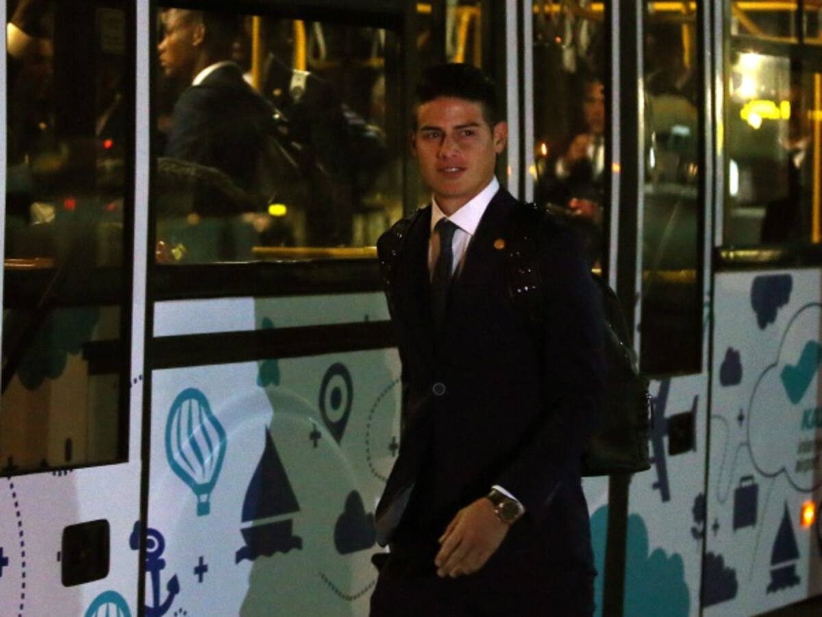 Con James, Colombia se instala en Moscú para enfrentar a Inglaterra