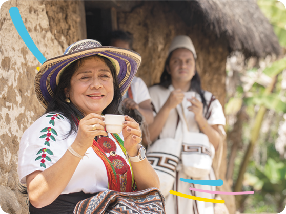 Bancolombia apoya a Aurora Izquierdo en impulsar ‘Café Anei’