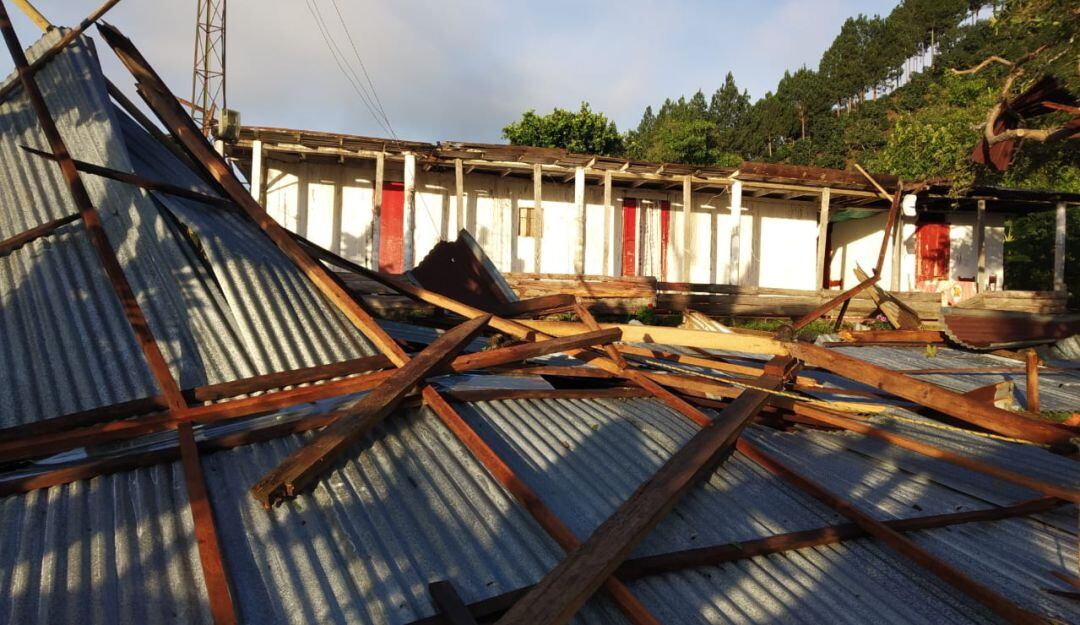 Afectaciones por vendaval en veredas de Marquetalia