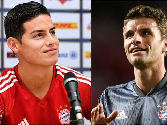Thomas Müller: &quot;James hace pases que nadie más hace en el Bayern Múnich&quot;
