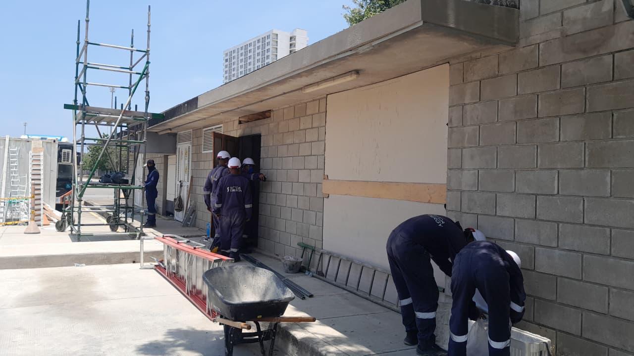 Avanza la construcción de las estaciones de carga para los primeros buses eléctricos de TransCaribe