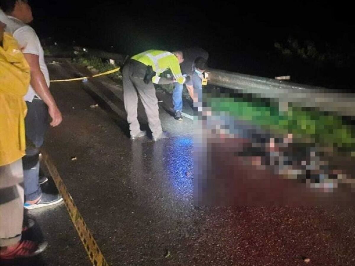 Dos muertos dejó accidente de una motocicleta en Mompox, Bolívar