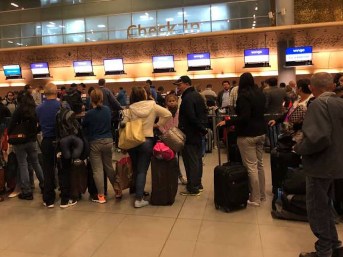 Siguen retrasos en vuelos desde el Aeropuerto El Dorado en Bogotá