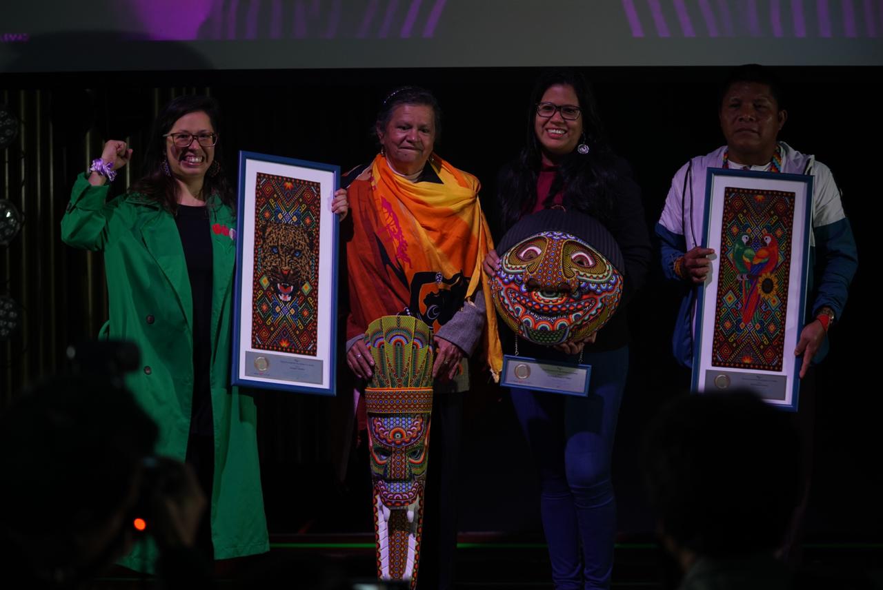 Ganadoras Premio Nacional de Derechos Humanos Colombia / Foto: Twitter @PremioNalDDHH