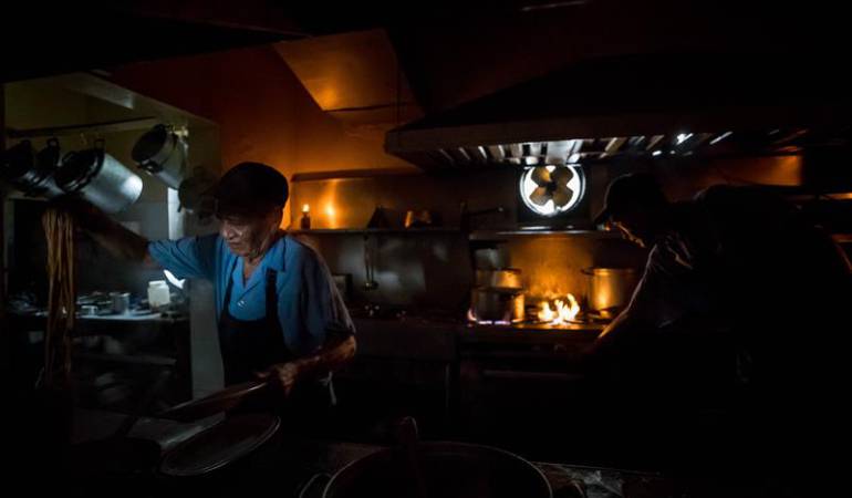 Fallo eléctrico en Venezuela.