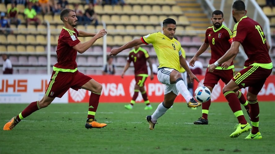 La selección Colombia empató en territorio venezolano contra la "vinotinto". Foto: Agencia EFE