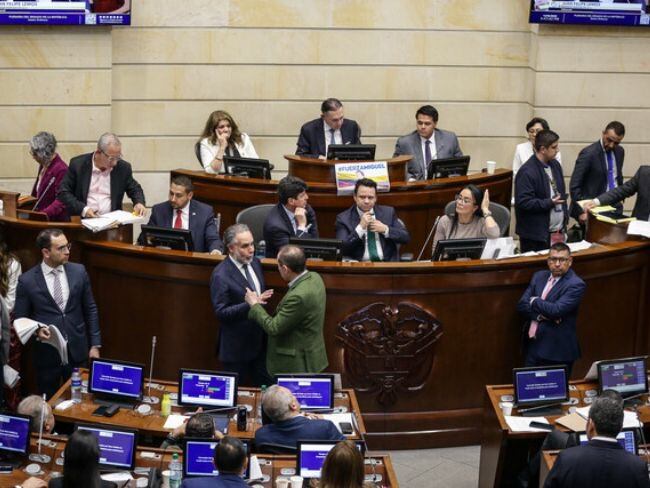 Plenaria del Senado. Foto: Colprensa