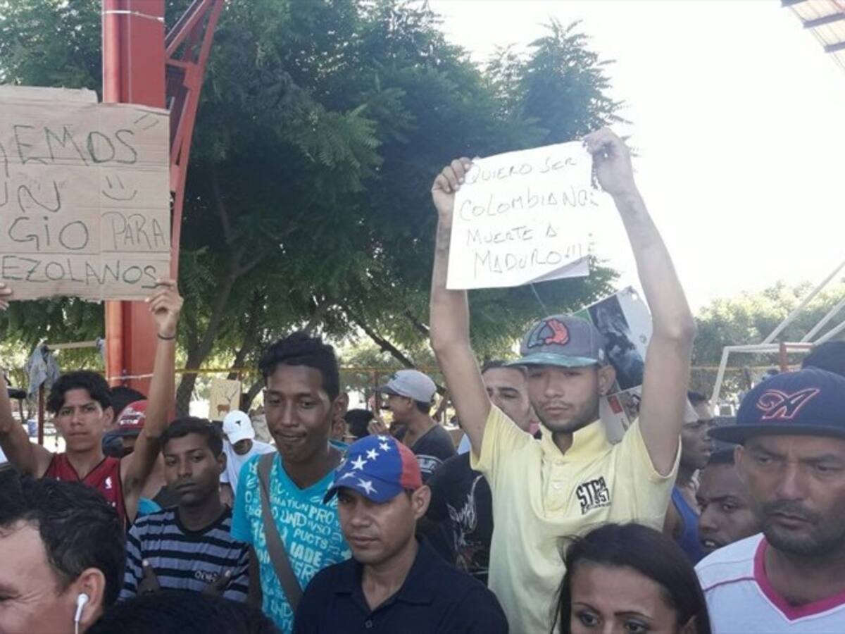 Colombianos protestaron contra venezolanos en Cúcuta