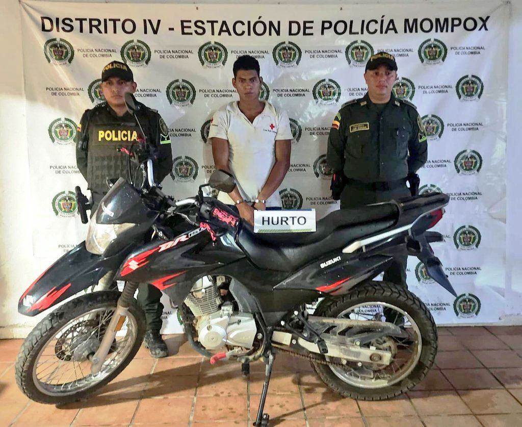 En Hatillo de Loba fue capturado alias "Leider" por el delito de hurto agravado
