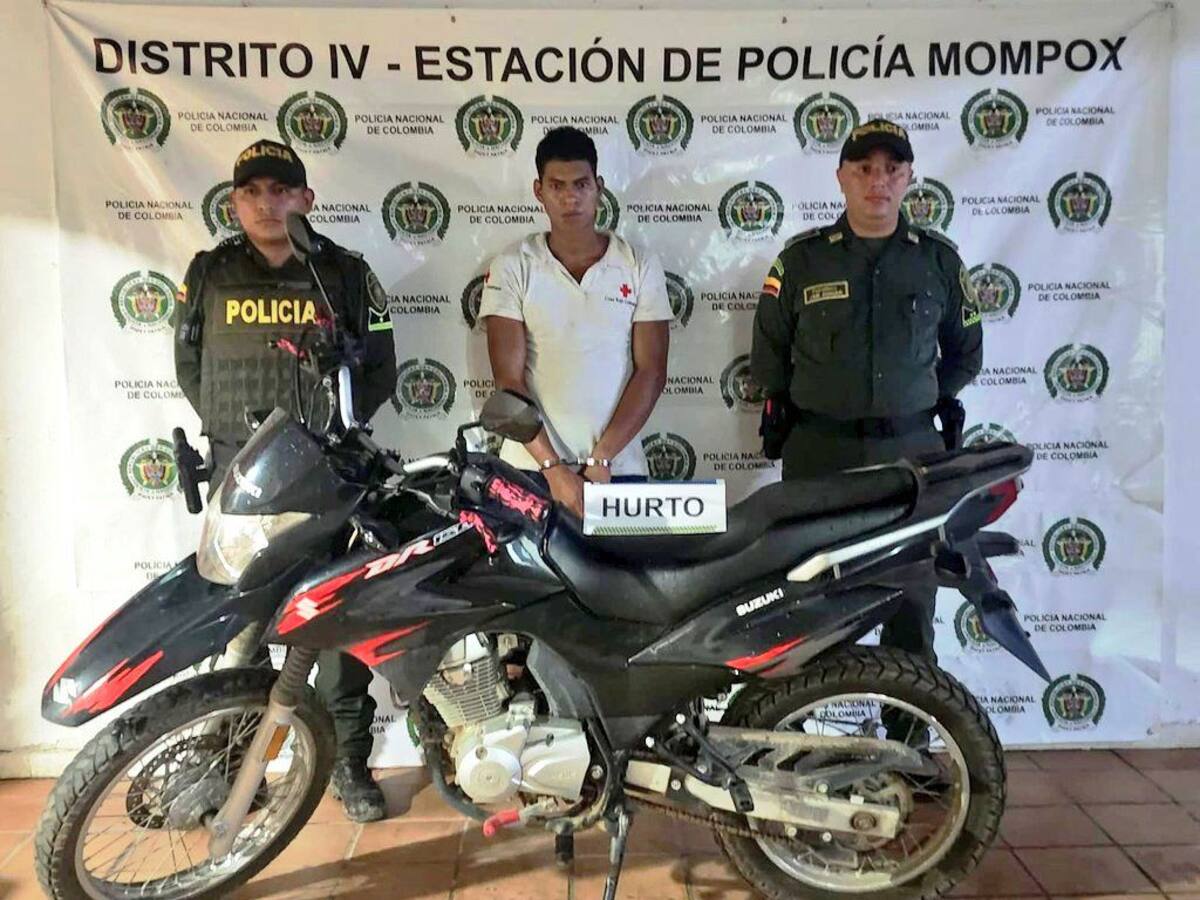 En Hatillo de Loba fue capturado alias "Leider" por el delito de hurto agravado