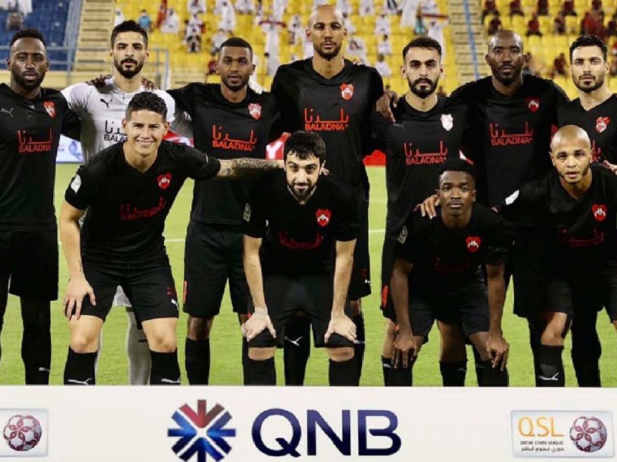 Amargo debut de James Rodríguez con el Al-Rayyan en Qatar