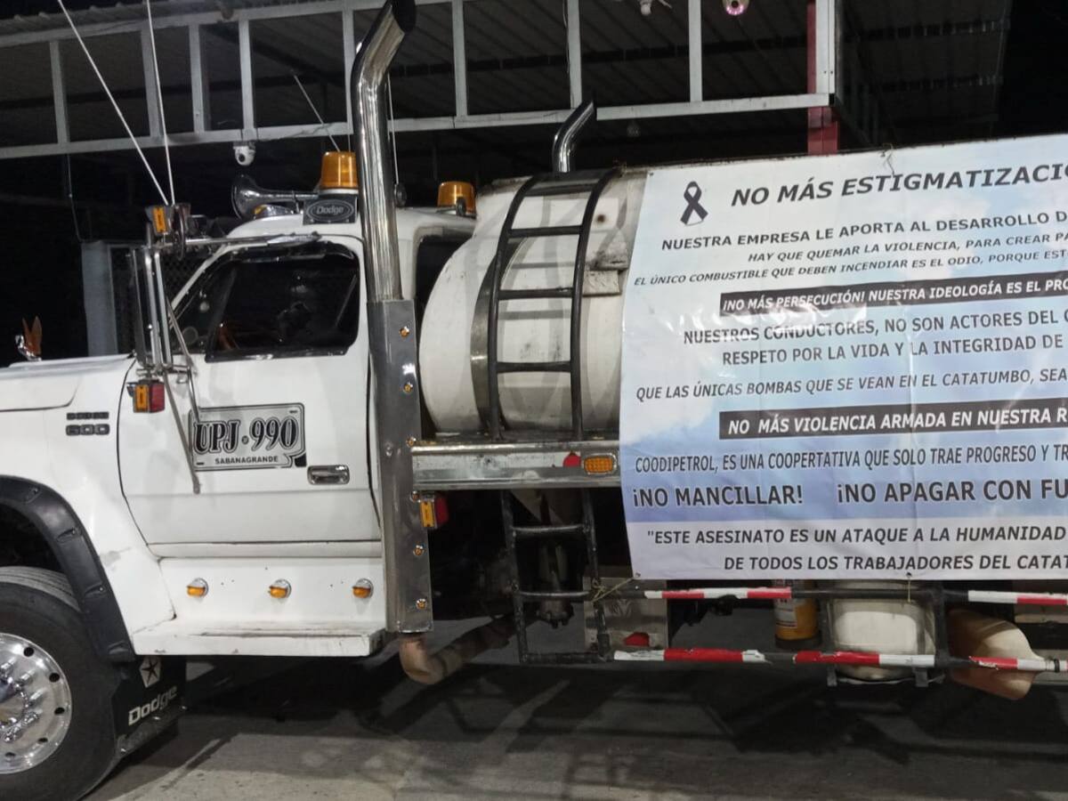 Transportadores de combustible rechazan violencia contra el gremio