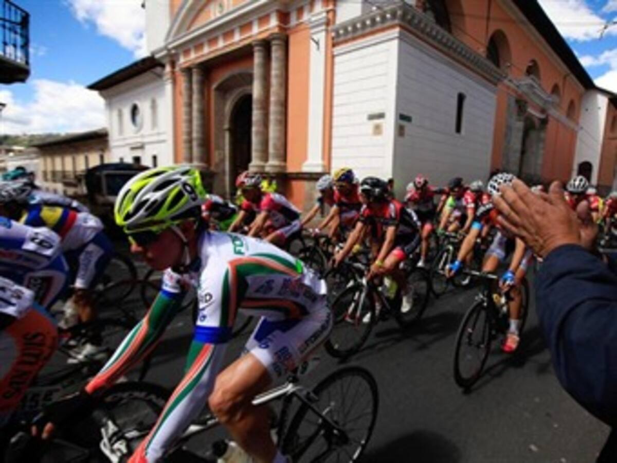 Rafael Infantino ganó la tercera etapa de la Vuelta a Colombia que tiene nuevo líder