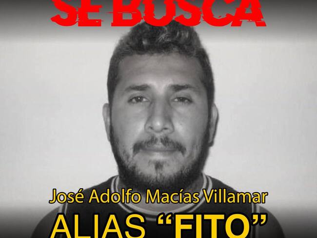 BUENOS AIRES, 19/01/2024.- Imagen tomada de la cuenta en X de las Fuerzas Armadas de Ecuador que muestra el cartel de requerimiento de José Adolfo Macías Villamizar, alias Fito. La Policía detuvo en Córdoba (oeste de Argentina) a varios familiares y allegados del narcotraficante ecuatoriano José Adolfo "Fito" Macías, prófugo de la justicia y al que se considera uno de los responsables de la ola de la violencia que vive Ecuador, según fuentes de seguridad citadas por medios locales. Aunque oficialmente no se ha informado de la identidad ni el número de los detenidos, los medios locales indican que son ocho y entre ellos están la esposa de "Fito" Macias, Inda Mariela Peñarrieta Tuarez, y tres de sus hijos, Michelle, de 21 años, Ilse María, de 12, y Lian Sejam, de 4.- EFE/ Cortesía Fuerzas Armadas de Ecuador/SOLO USO EDITORIAL/SOLO DISPONIBLE PARA ILUSTRAR LA NOTICIA QUE ACOMPAÑA (CRÉDITO OBLIGATORIO)