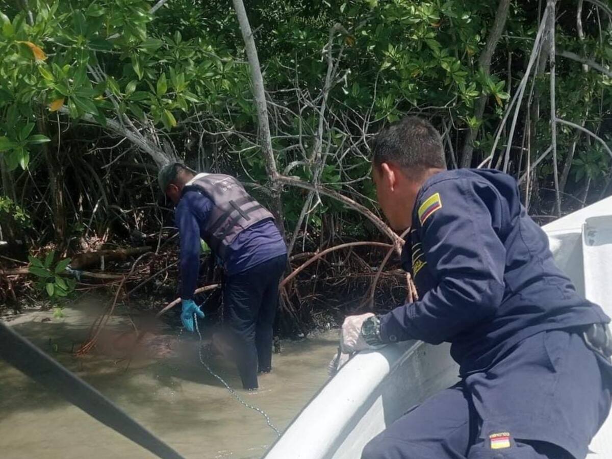 Armada recuperó cuerpo sin vida de una mujer en Caño del Oro, zona insular de Cartagena