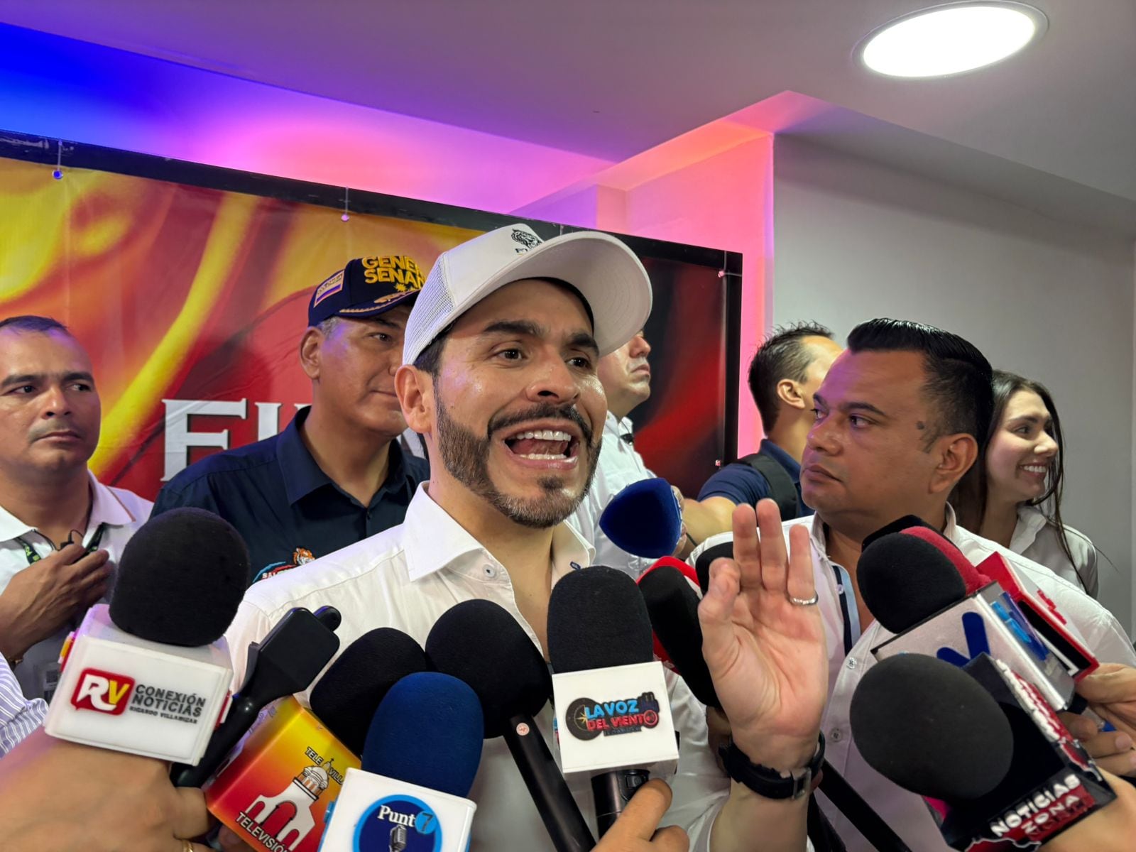 Abelardo de la Espriella desde Cúcuta. / Foto: Jenny Márquez.